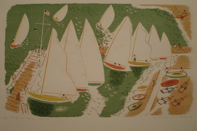 Before the Race (Silkscreen) 1948