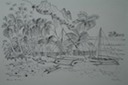 Bora Bora 2  (Pen & Ink) 1963 