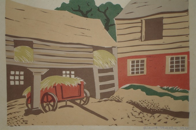 Farm in New York (Silkscreen) 1935