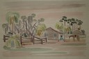 Florida Ranch 2 (Watercolor) 1948