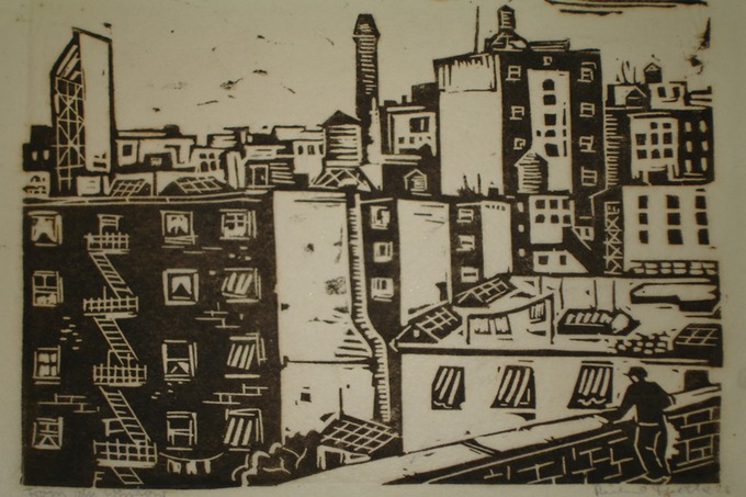 From My Window Silkscreens 1928 