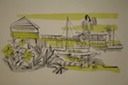 Landing (Watercolor) 1940-50's