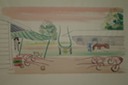 NY Goshen track (Watercolor) 1930-40's
