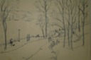 NYC Pen&Ink (Riverside Drive) 1928