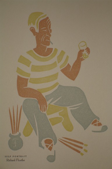 Self Portrait (Silkscreen) 1938