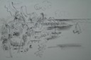 Tahiti 1963 (Pen & Ink) 1963