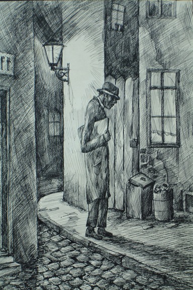"The Overcoat" (Akakii & new overcoat)1926